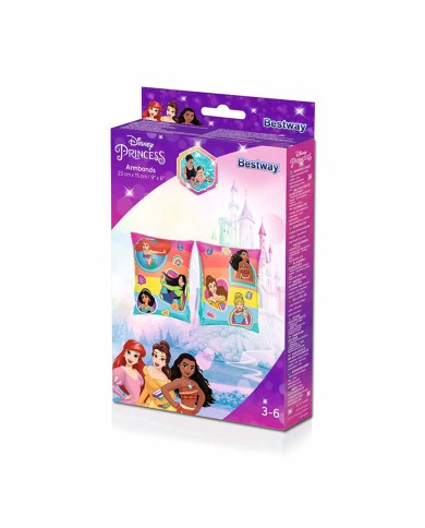 Bestway Maniche Gonfiabili Disney Principesse 23x15 cm +3 a 6 Anni Spiaggia e Piscina 91041