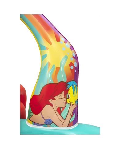 Bestway Piscina Gonfiabile Parco Giochi Disney Sirenetta 221x193x117 cm +2 Anni Giardino 91097