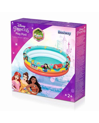 Bestway Piscina Gonfiabile Disney Principesse 122x30 cm +2 Anni Giardino 91099