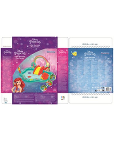 Bestway Piscina Gonfiabile Parco Giochi Disney Sirenetta 221x193x117 cm +2 Anni Giardino 91097