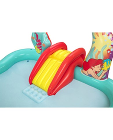 Bestway Piscina Gonfiabile Parco Giochi Disney Sirenetta 221x193x117 cm +2 Anni Giardino 91097