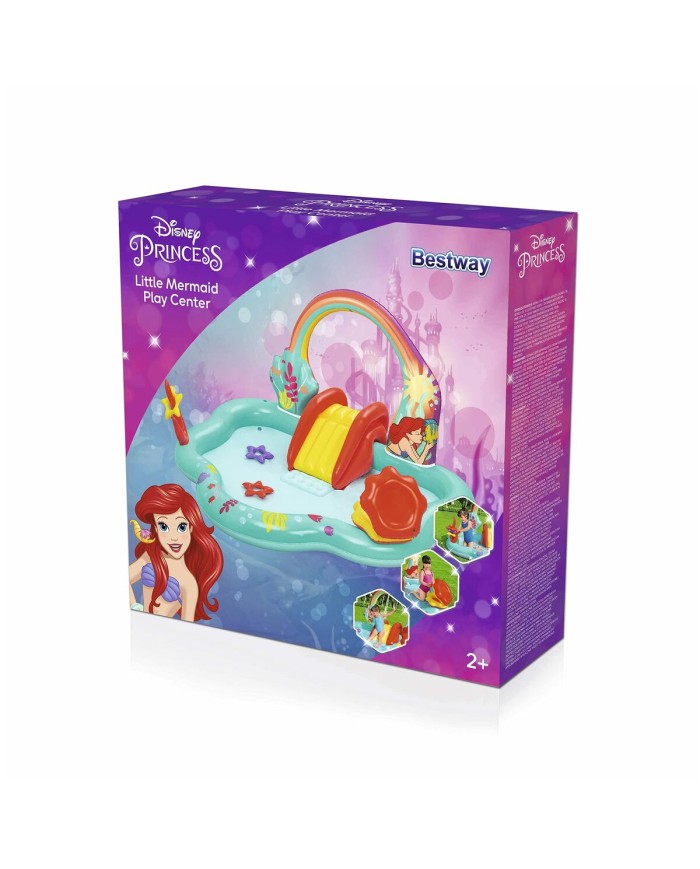 Bestway Piscina Gonfiabile Parco Giochi Disney Sirenetta 221x193x117 cm +2 Anni Giardino 91097 Bestway Piscina Gonfiabile Parco Giochi Disney Sirenetta 221x193x117 cm +2 Anni Giardino 91097
