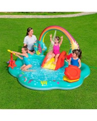 Bestway Piscina Gonfiabile Parco Giochi Disney Sirenetta 221x193x117 cm +2 Anni Giardino 91097 Bestway Piscina Gonfiabile Parco Giochi Disney Sirenetta 221x193x117 cm +2 Anni Giardino 91097