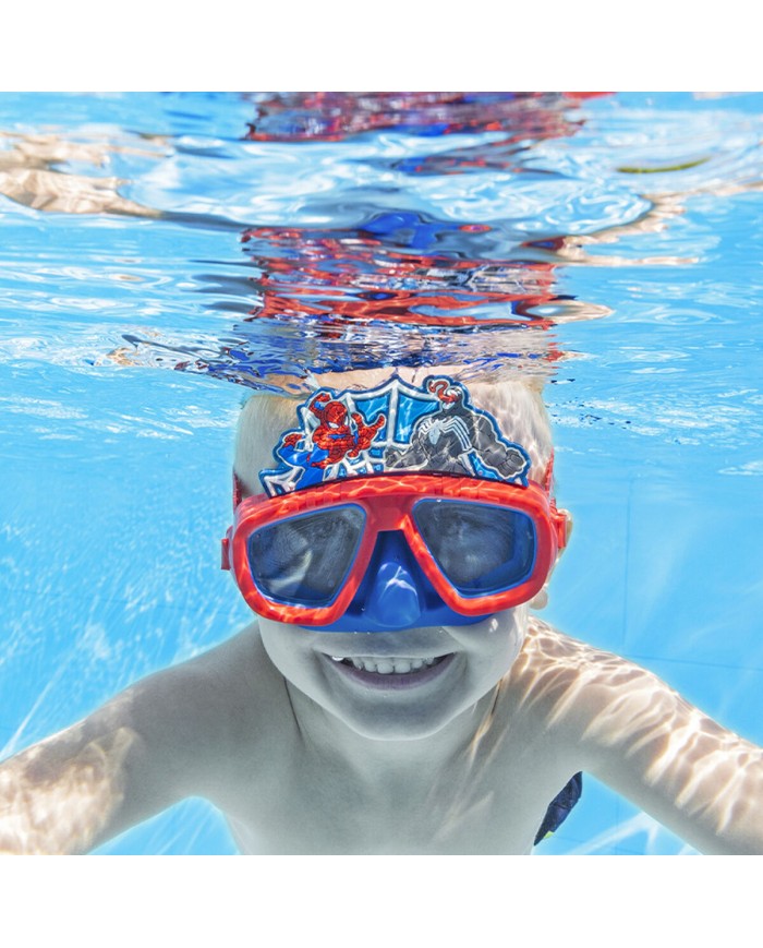 Bestway Maschera Infantile Cinturino Silicone Spiderman +3 Anni Spiaggia e Piscina 98023 Bestway Maschera Infantile Cinturino Silicone Spiderman +3 Anni Spiaggia e Piscina 98023