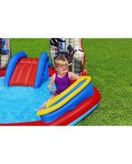 Bestway Piscina Gonfiabile Parco Giochi Spiderman 211x206x127 cm +2 Anni Giardino 98793