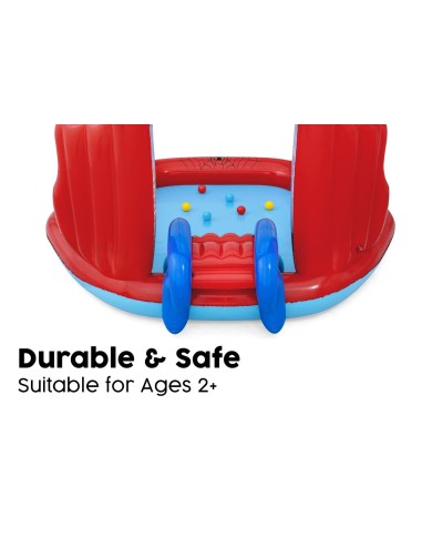 Bestway Piscina Gonfiabile Parco Giochi Spiderman 211x206x127 cm +2 Anni Giardino 98793