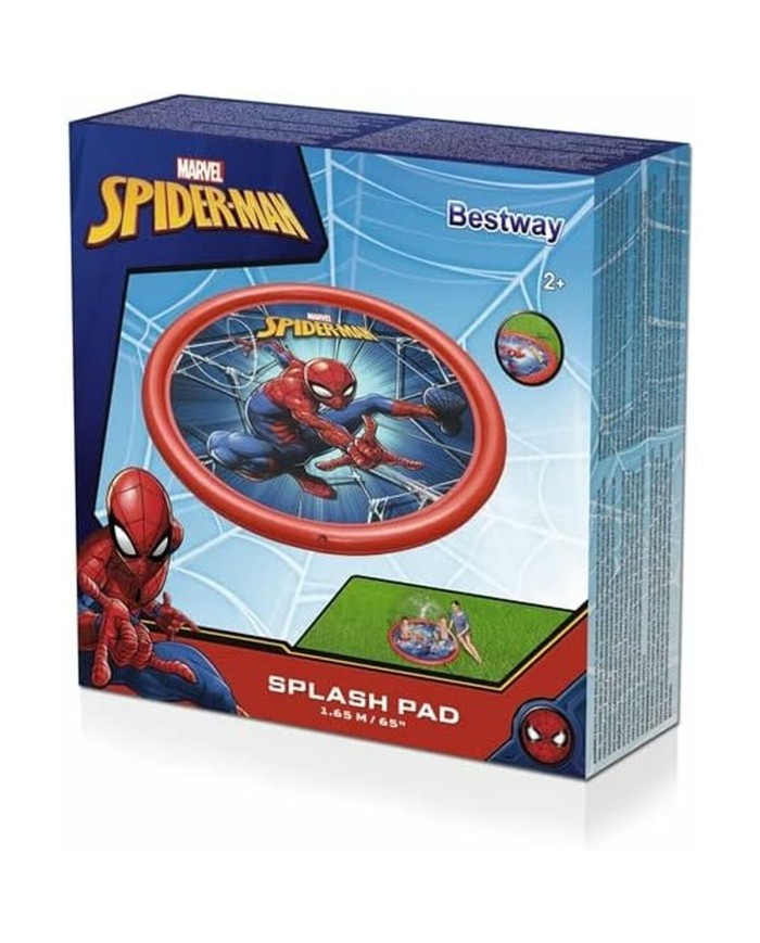 Bestway Piscina Gonfiabile con Spruzzatore Spiderman D165 cm +2 Anni Giardino 98792