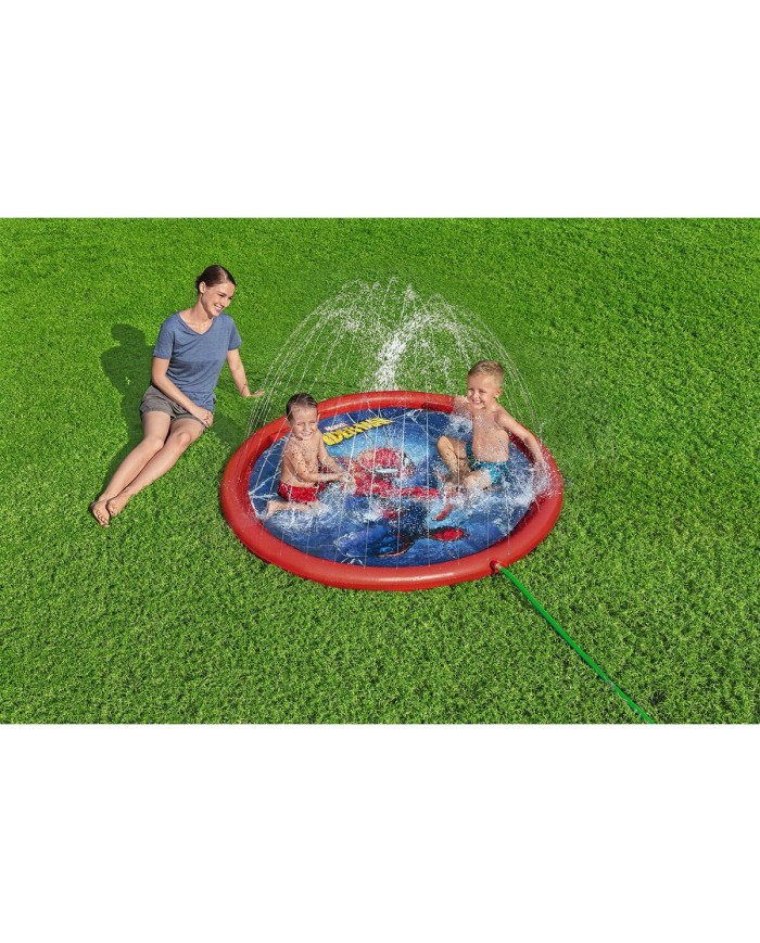 Bestway Piscina Gonfiabile con Spruzzatore Spiderman D165 cm +2 Anni Giardino 98792