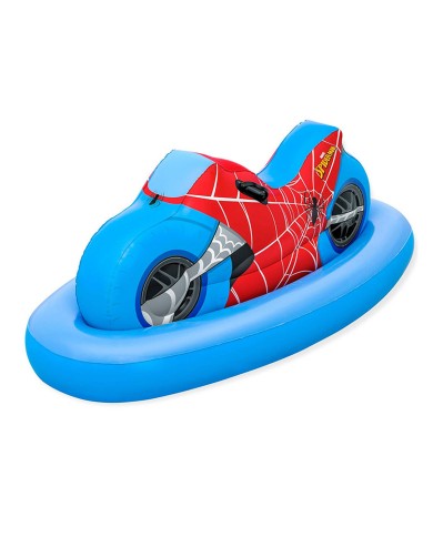 Bestway Gonfiabile Moto Spiderman 170x84 cm +3 Anni Spiaggia e Piscina 98794
