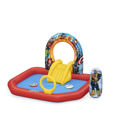Bestway Piscina Gonfiabile Parco Giochi Avengers 211x198x125 cm +2 Anni Giardino 98800