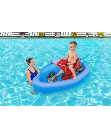 Bestway Gonfiabile Moto Spiderman 170x84 cm +3 Anni Spiaggia e Piscina 98794