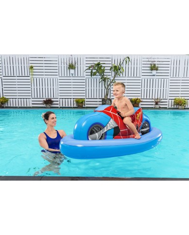 Bestway Gonfiabile Moto Spiderman 170x84 cm +3 Anni Spiaggia e Piscina 98794