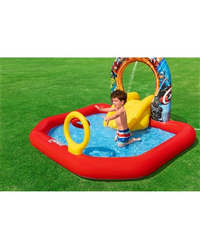 Bestway Piscina Gonfiabile Parco Giochi Avengers 211x198x125 cm +2 Anni Giardino 98800