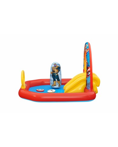 Bestway Piscina Gonfiabile Parco Giochi Avengers 211x198x125 cm +2 Anni Giardino 98800