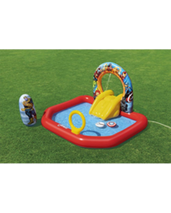 Bestway Piscina Gonfiabile Parco Giochi Avengers 211x198x125 cm +2 Anni Giardino 98800 Bestway Piscina Gonfiabile Parco Giochi Avengers 211x198x125 cm +2 Anni Giardino 98800