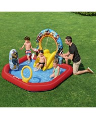 Bestway Piscina Gonfiabile Parco Giochi Avengers 211x198x125 cm +2 Anni Giardino 98800 Bestway Piscina Gonfiabile Parco Giochi Avengers 211x198x125 cm +2 Anni Giardino 98800