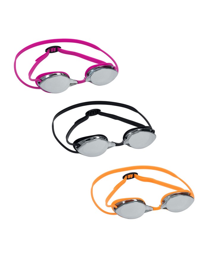 Bestway Occhialini da Nuoto per Bambini con Cinturino in Silicone, Colori Assortiti, +3 Anni, Mare e Piscina 21062