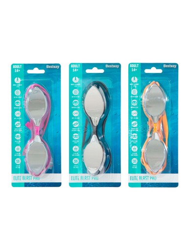 Bestway Occhialini da Nuoto per Bambini con Cinturino in Silicone, Colori Assortiti, +3 Anni, Mare e Piscina 21062 Bestway Occhialini da Nuoto per Bambini con Cinturino in Silicone, Colori Assortiti, +3 Anni, Mare e Piscina 21062