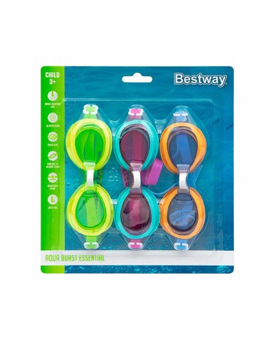 Bestway Occhialini da Nuoto in Silicone Junior Antifog Colore Misto +7 Anni Mare e Piscina 21065 Bestway Occhialini da Nuoto in Silicone Junior Antifog Colore Misto +7 Anni Mare e Piscina 21065