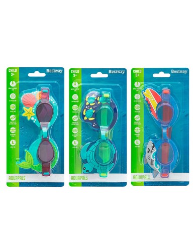 Bestway Occhialini da Nuoto Infantili con Cinturino in Silicone Set 3 Pezzi +3 Anni Spiaggia e Piscina 21074 Bestway Occhialini da Nuoto Infantili con Cinturino in Silicone Set 3 Pezzi +3 Anni Spiaggia e Piscina 21074