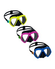 Bestway Maschera da Sub per Bambini Cinturino Anatomico Colore Assortito +3 Anni Spiaggia e Piscina 22011