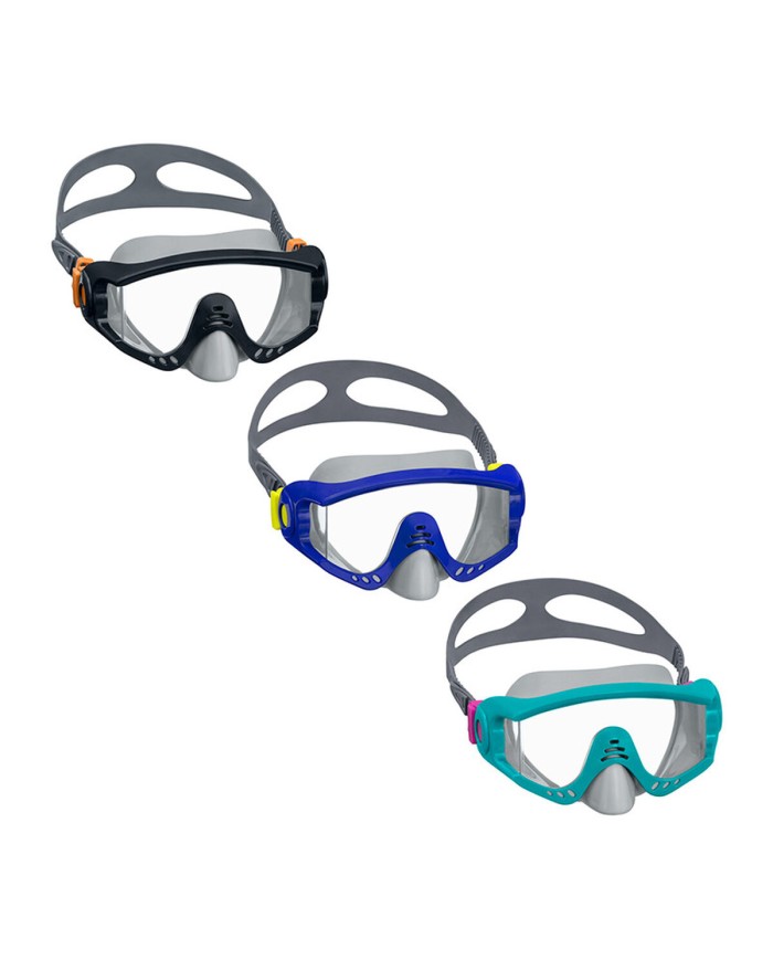 Bestway Maschera Subacquea Junior con Cinturino Anatomico Colore Assortito +7 Anni Spiaggia e Piscina 22039