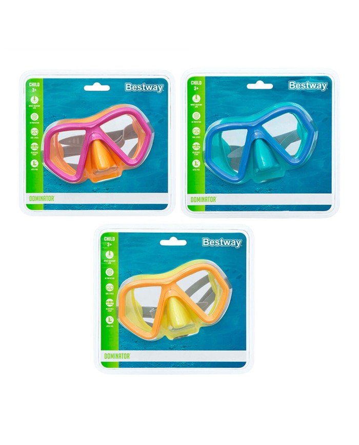 Miglior modo Maschera da Sub Junior Cinghia Anatomica Colore Assortito +7 Anni Spiaggia e Piscina 22040