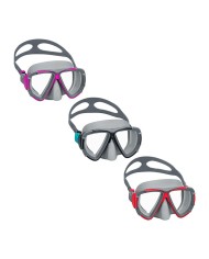 Maschera da Sub Bestway Infantile con Cinturino Anatomico Colore Assortito +3 Anni Spiaggia e Piscina 22048