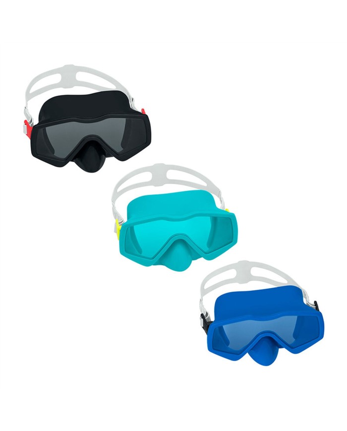 Bestway Maschera Subacquea Junior con Cinturino Anatomico, Colori Assortiti, +7 Anni 22049