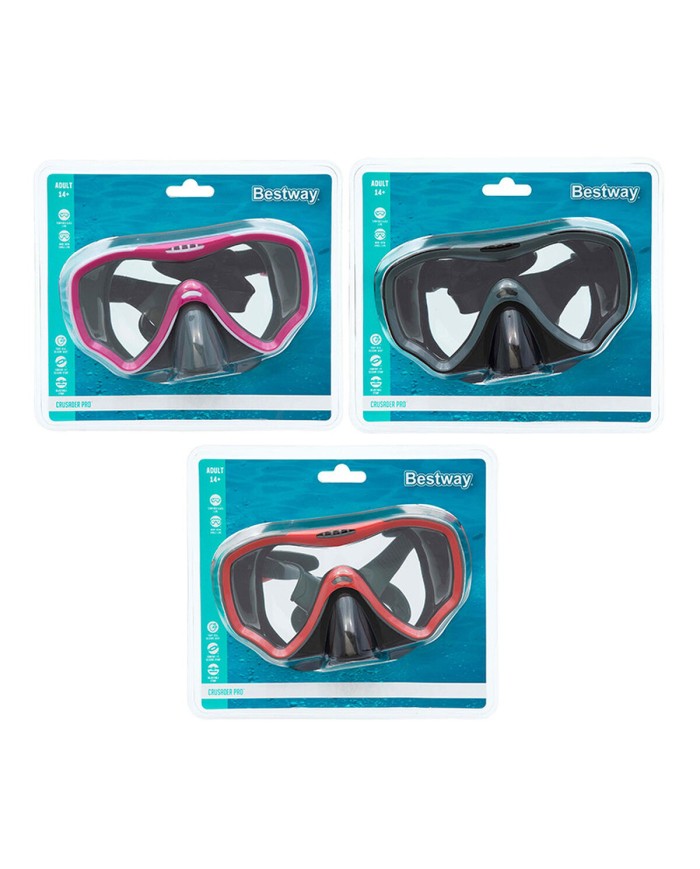 Maschera da immersione Bestway Grigio Adulto (1 Unità) Maschera da immersione Bestway Grigio Adulto (1 Unità)