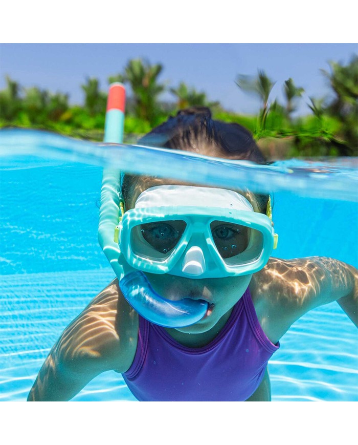 Bestway Maschera Subacquea Adulto Vetro Temperato Colori Assortiti Cinturino Silicone +14 Anni Spiaggia e Piscina 22074 Bestway Maschera Subacquea Adulto Vetro Temperato Colori Assortiti Cinturino Silicone +14 Anni Spiaggia e Piscina 22074