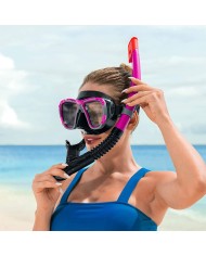 Bestway Maschera Subacquea Adulto Vetro Temperato Colore Assortito Cinturino Silicone +14 Anni Spiaggia e Piscina 22057 Bestway Maschera Subacquea Adulto Vetro Temperato Colore Assortito Cinturino Silicone +14 Anni Spiaggia e Piscina 22057