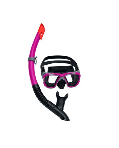 Bestway Maschera Subacquea Adulto Vetro Temperato Colore Assortito Cinturino Silicone +14 Anni Spiaggia e Piscina 22057