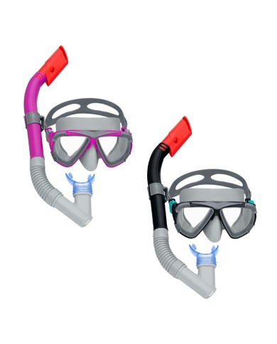 Bestway Set Maschera e Tubo per Bambini con Cinturino Anatomico Colore Assortito +3 Anni Mare e Piscina 24023 Bestway Set Maschera e Tubo per Bambini con Cinturino Anatomico Colore Assortito +3 Anni Mare e Piscina 24023