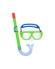 Bestway Set Maschera e Tubo per Adulti Valvola di Purga Colore Assortito +14 Anni Mare e Piscina 24029