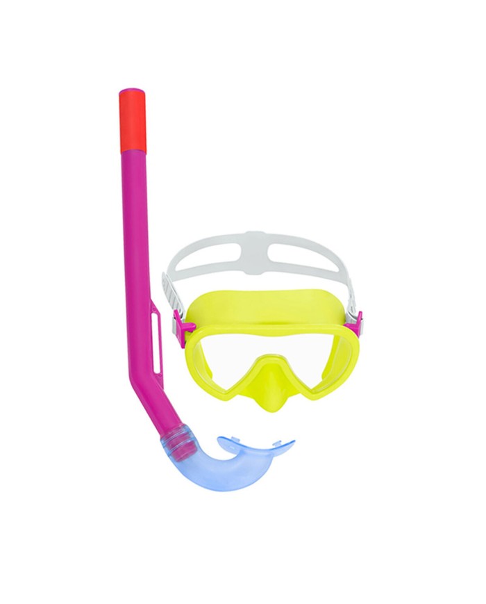 Bestway Set Maschera e Tubo Junior Valvola di Purga +7 Anni Colore Assortito Piscina 24032 Bestway Set Maschera e Tubo Junior Valvola di Purga +7 Anni Colore Assortito Piscina 24032