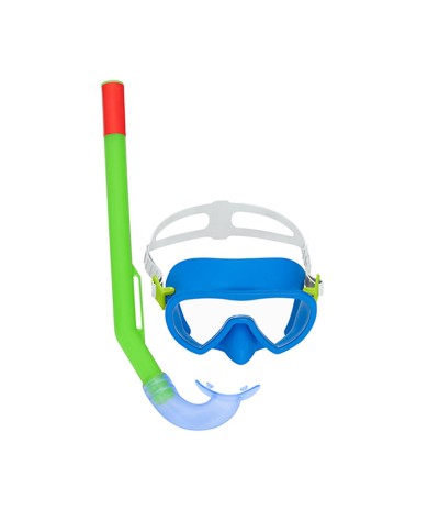 Bestway Set Maschera e Tubo Junior Valvola di Purga +7 Anni Colore Assortito Piscina 24032