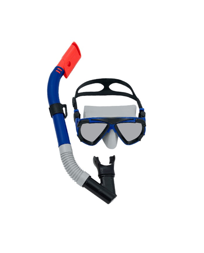 Bestway Set Maschera e Tubo Junior Cinturino Anatomico Colore Assortito +7 Anni Spiaggia e Piscina 24035