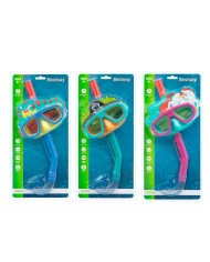 Bestway Set Maschera e Tubo per Adulti Valvola di Scarico Colori Assortiti +14 Anni Mare e Piscina 24053 Bestway Set Maschera e Tubo per Adulti Valvola di Scarico Colori Assortiti +14 Anni Mare e Piscina 24053