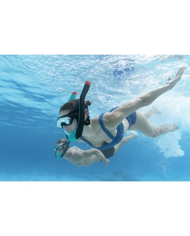 Bestway Set Maschera e Tubo Bambini Fasce Anatomiche Colori Assortiti +3 Anni Spiaggia e Piscina 24036