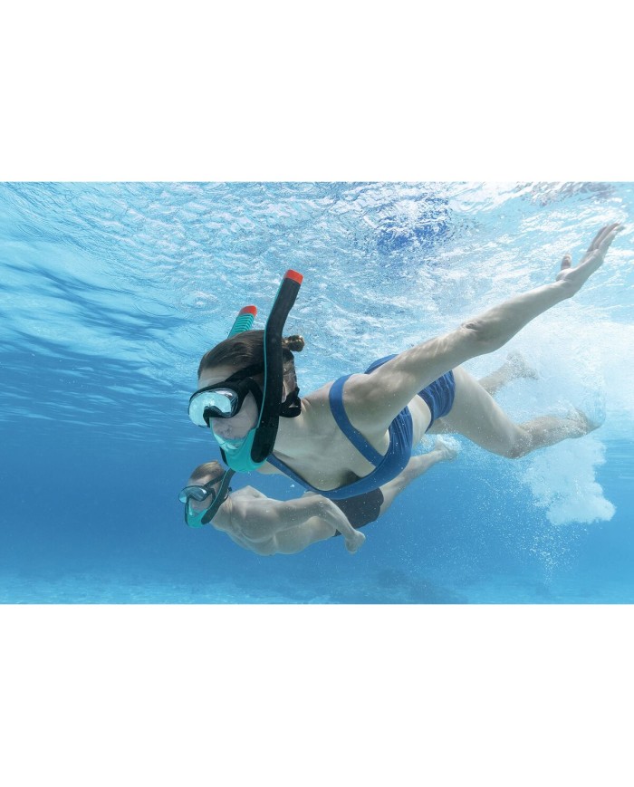 Bestway Set Maschera e Tubo Bambini Fasce Anatomiche Colori Assortiti +3 Anni Spiaggia e Piscina 24036