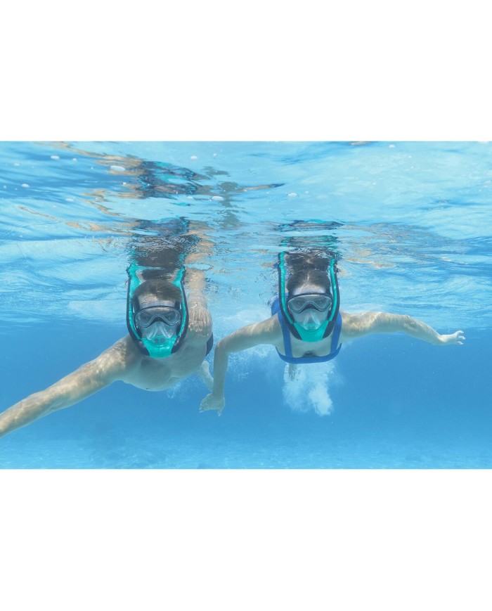 Bestway Set Maschera e Tubo Bambini Fasce Anatomiche Colori Assortiti +3 Anni Spiaggia e Piscina 24036