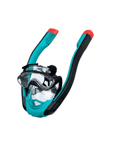 Bestway Snorkel Doppio Tubo Valvola di Purga Antinebbia L/XL +12 Anni Spiaggia e Piscina 24058