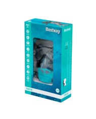 Bestway Snorkel Doppio Tubo Valvola di Purga Antinebbia L/XL +12 Anni Spiaggia e Piscina 24058 Bestway Snorkel Doppio Tubo Valvola di Purga Antinebbia L/XL +12 Anni Spiaggia e Piscina 24058