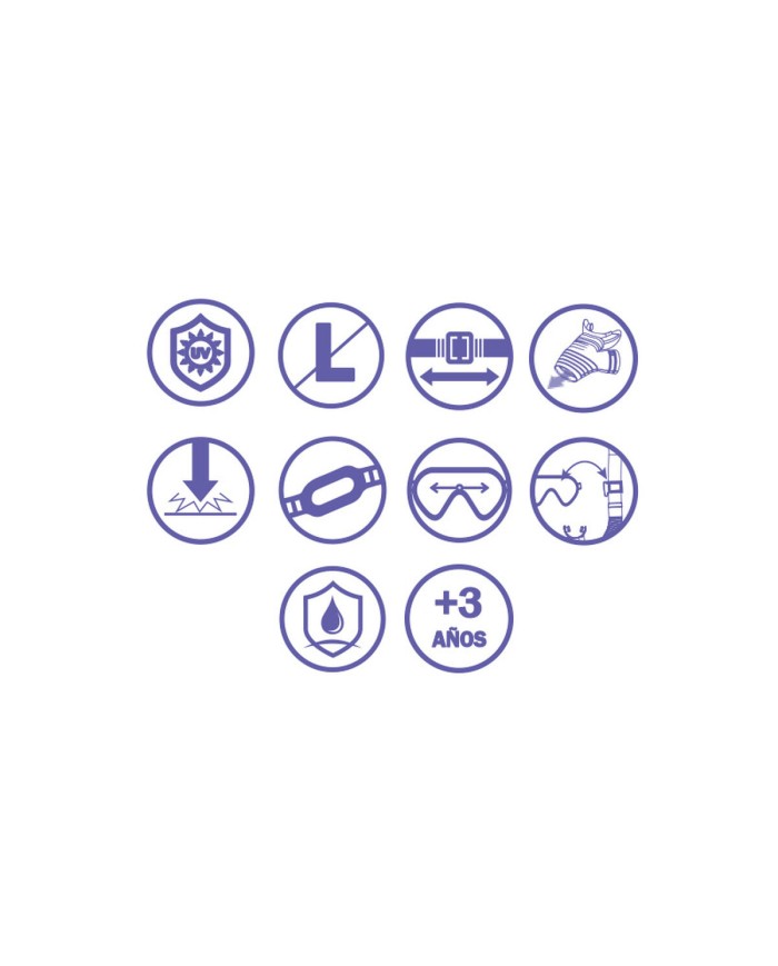 Bestway Set Maschera e Tubo Infantile Cinturino Anatomico +3 Anni Spiaggia e Piscina 24059 Bestway Set Maschera e Tubo Infantile Cinturino Anatomico +3 Anni Spiaggia e Piscina 24059