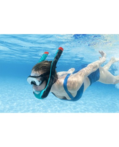 Bestway Set Maschera e Tubo Bambini Fasce Anatomiche Colori Assortiti +3 Anni Spiaggia e Piscina 24036