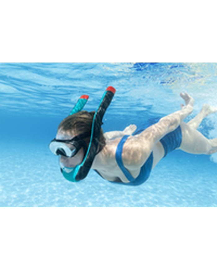 Bestway Set Maschera e Tubo Bambini Fasce Anatomiche Colori Assortiti +3 Anni Spiaggia e Piscina 24036