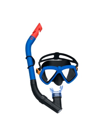 Bestway Set Maschera e Tubo Adulto Valvola di Sfiato Colore Assortito +14 Anni Spiaggia e Piscina 24068