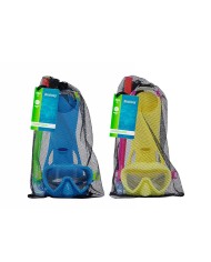 Bestway Set Snorkel Junior Cinturino Anatomico Colore Misto 37-41 +7 Anni Spiaggia e Piscina 25019
