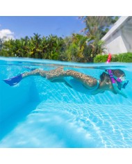 Maschera da Snorkeling con Boccaglio e Pinne Bestway 37-41